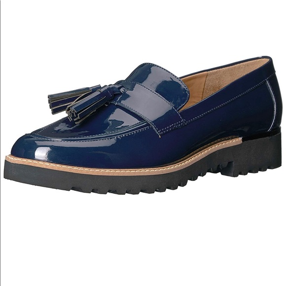 franco sarto pink loafers